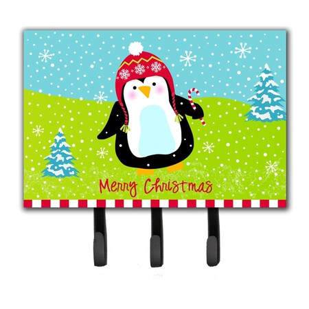 Carolines Treasures Merry Christmas Happy Penguin Leash or Key Holder VHA3015TH68